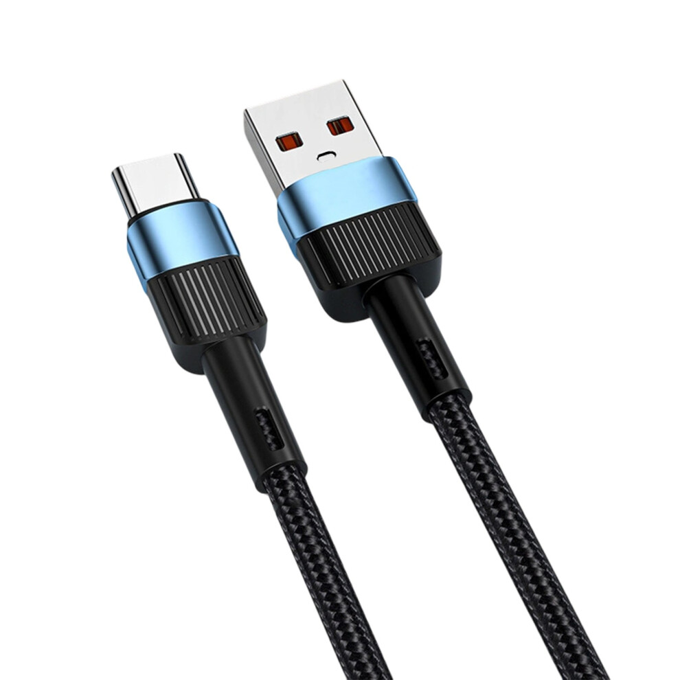 Pd100w Type C Fast Charging Cable 7A High Current Usb C Cord Usb C To Usb A Cable Data Cord For Smartphones And Tablets 2M Blue 7751680216047
