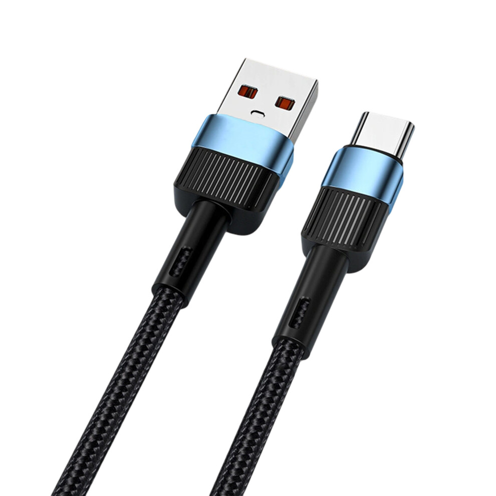 Pd100w Type C Fast Charging Cable 7A High Current Usb C Cord Usb C To Usb A Cable Data Cord For Smartphones And Tablets 1M Blue 7751680216016