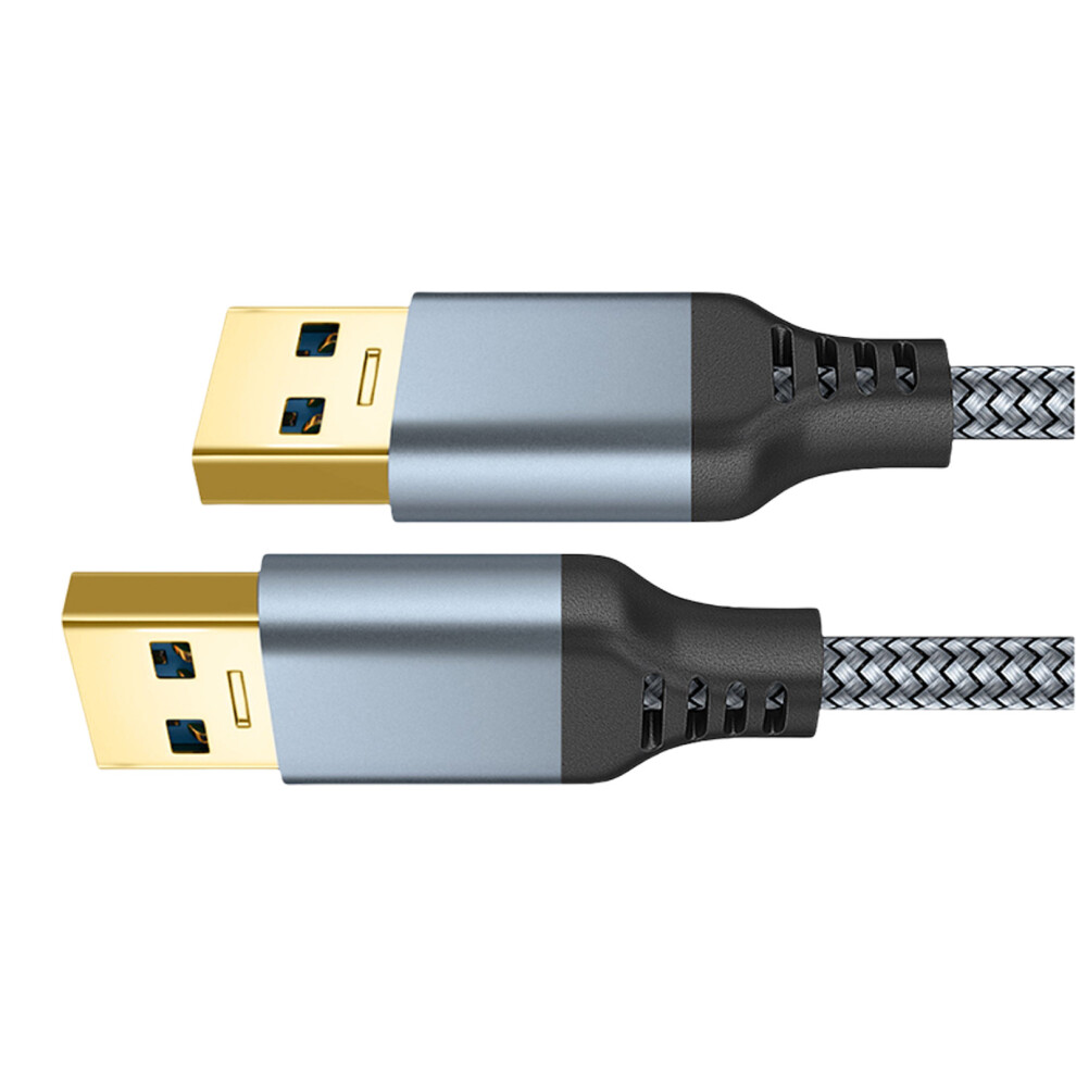 Fast Speed Usb3.0 Male To Male Cable 5Gbps Data Transfer Wire For Printers And Usb3.0 Devices 2M Grey 7751680219437