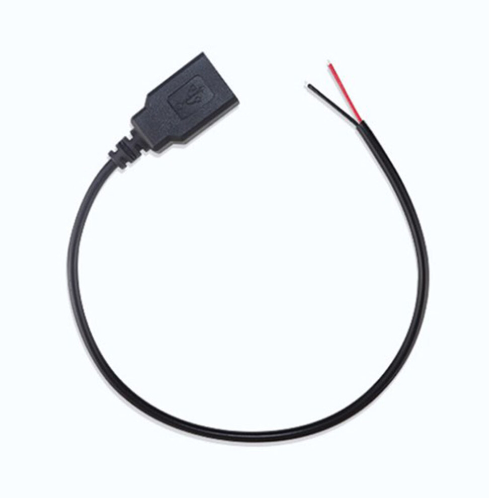 30Cm/1M/2M Powersupply Cable 2Pin Usb2.0 Female Wire Charging Cord Extension Connectors 5V Line 30Cm 7751660203197