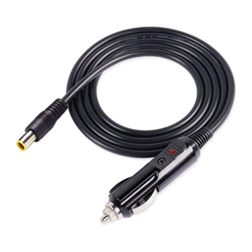 12V-24V Car Power Suppy Cable For Laptops Dc7.9x0.9mm Input Car Laptop Charging Cord Wire 1.5M Length Black 7751660202589