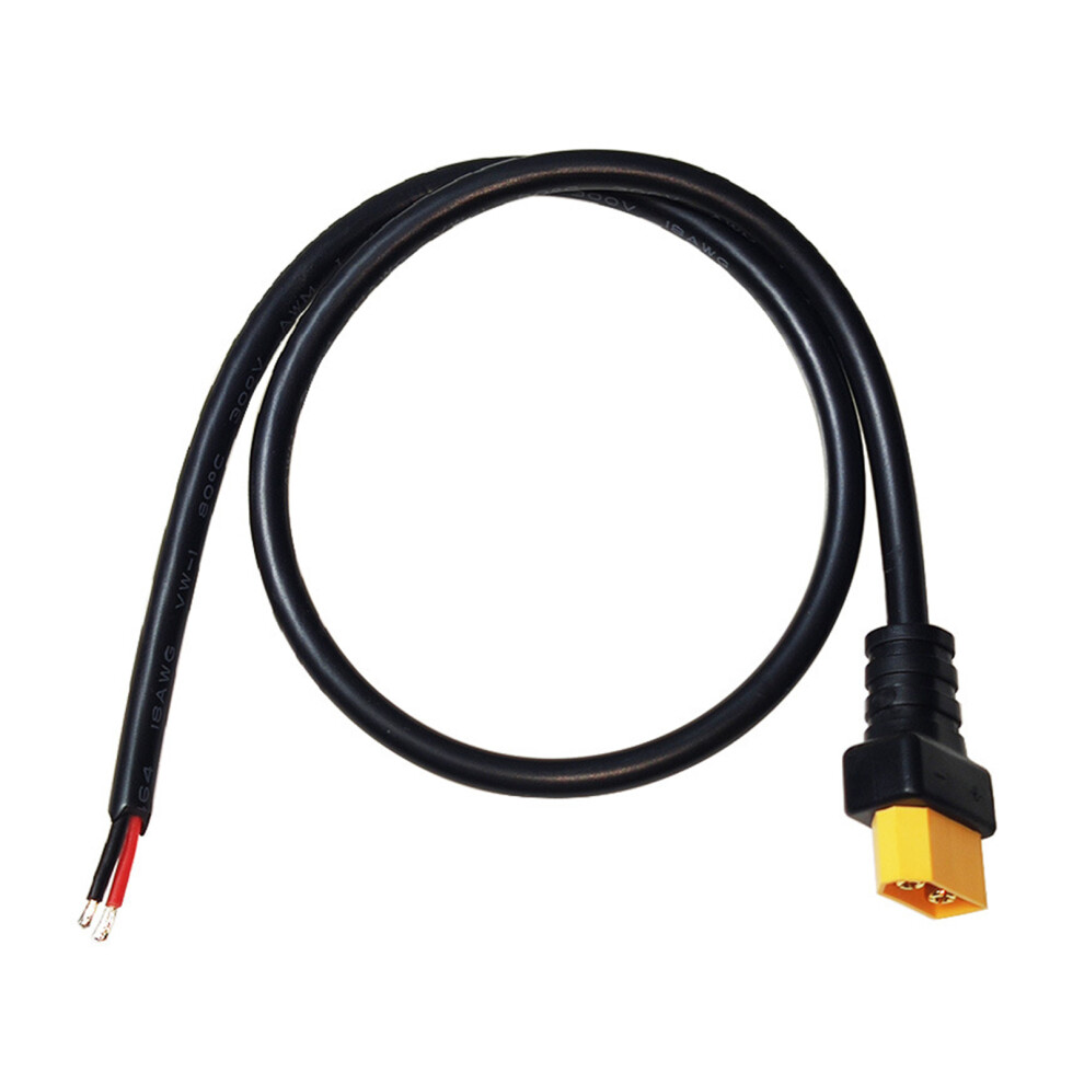 Xt60 Male Connector Cable Model Aircraft Plug Connection Cord Wire For Uav And Remote Control Aircrafts 18Awg Black 7751660202190