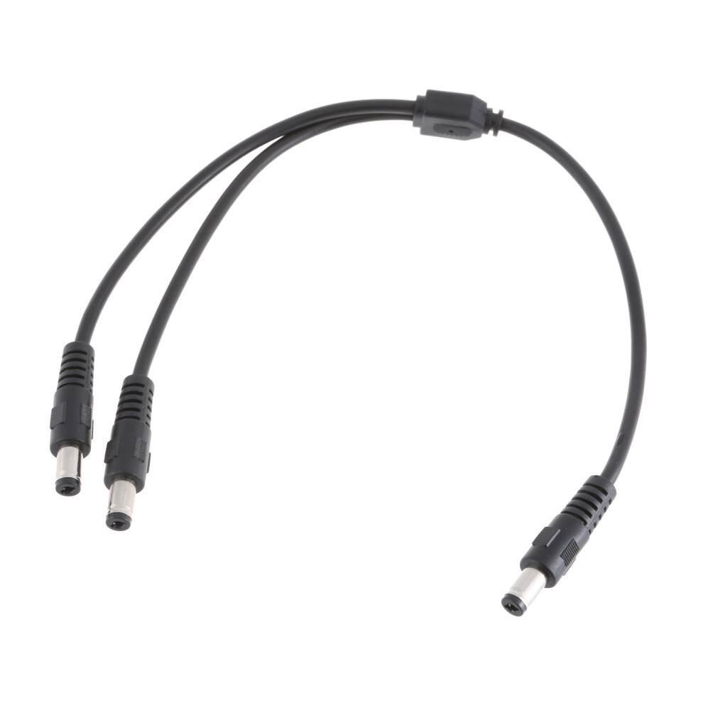 5.5X2.1mm Power Splitter Cable 18Awg, Male To Two Male 5.5Mmx2.1mm Cord For Led, Cctv Cameras Supply Cord 7751660202329