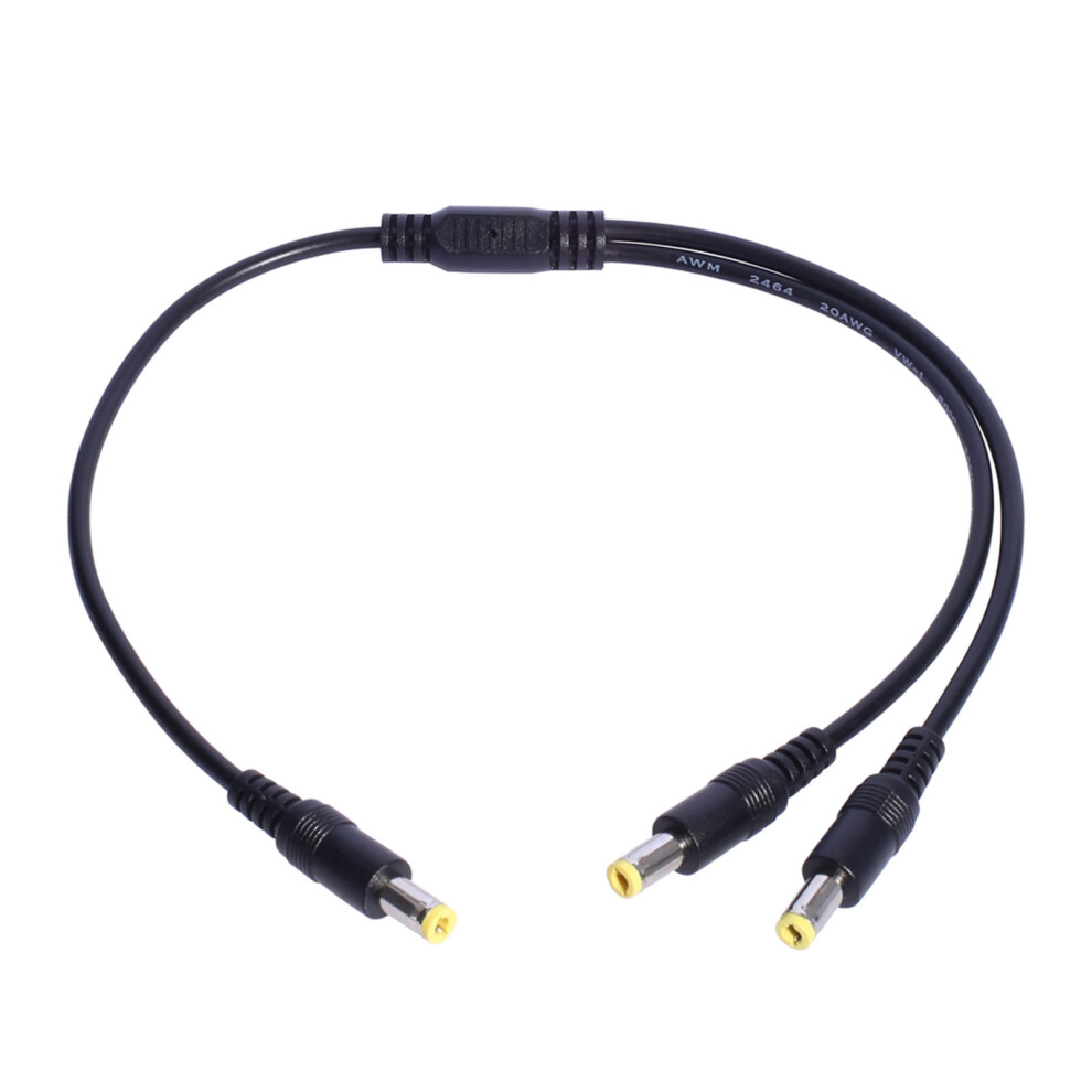 Power Splitter Cable 5.5X2.5mm 1 To 2 Way Y Adapter For Led Cctv Camera, Routers Light 7751660202640