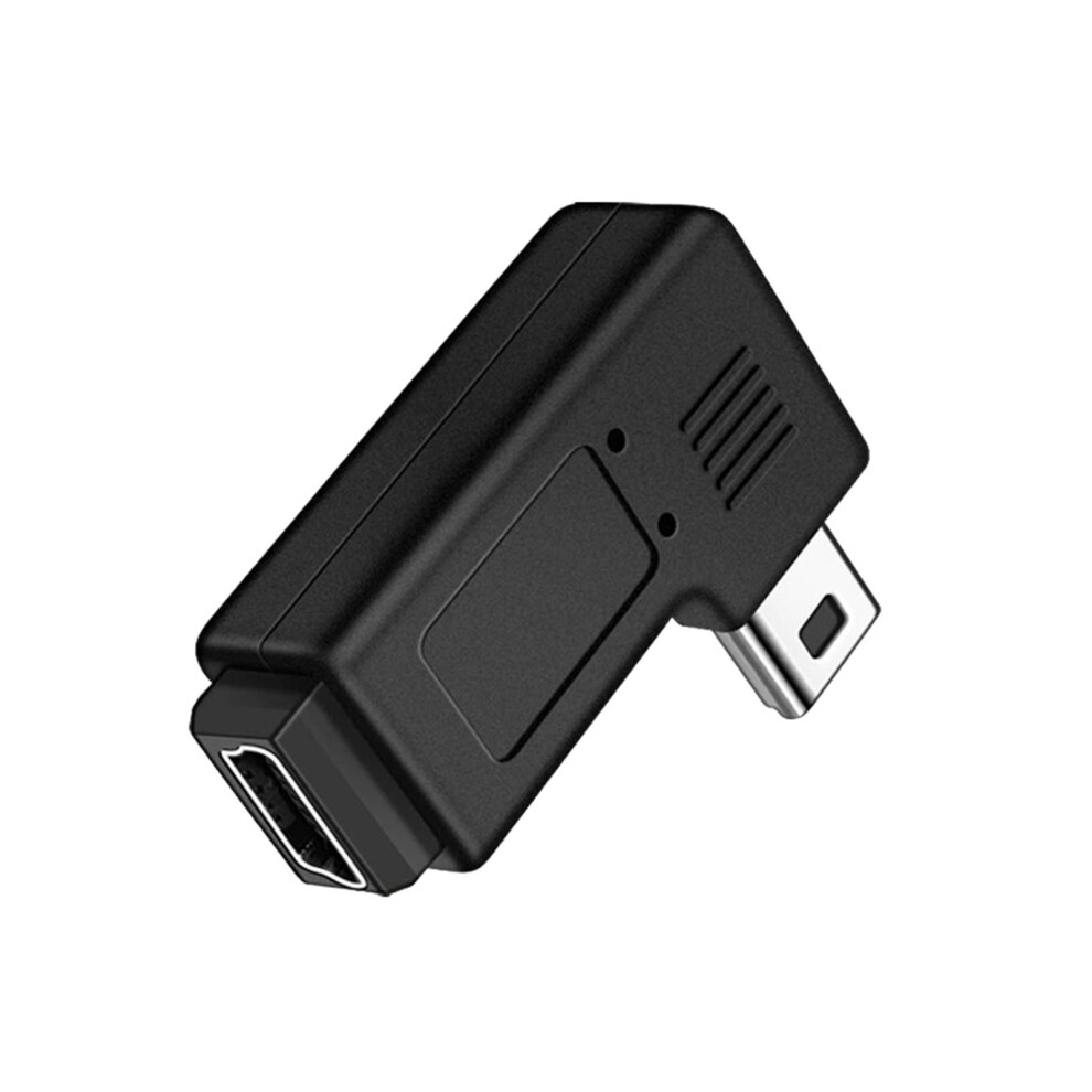 90 Degree Left & Right Angled Miniusb 5Pin Male To Female Extension Adapter For Smartphones And Tablets Bend Right 7751660200936