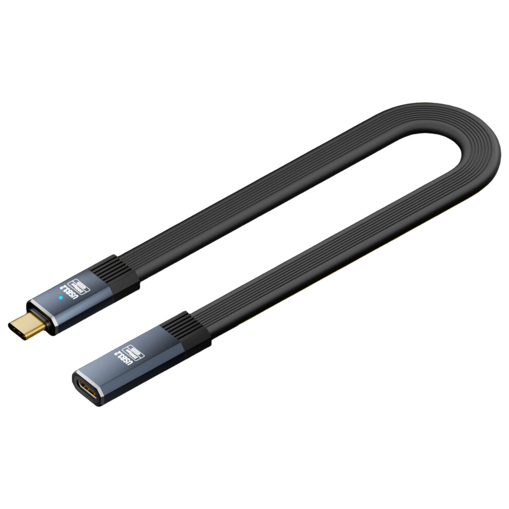 Usb C Extension Cable Usb Type C 3.2 Cable For Fast Charging And Data Transfer For Laptops Tablets Phones 0.8M Black 7751660200998