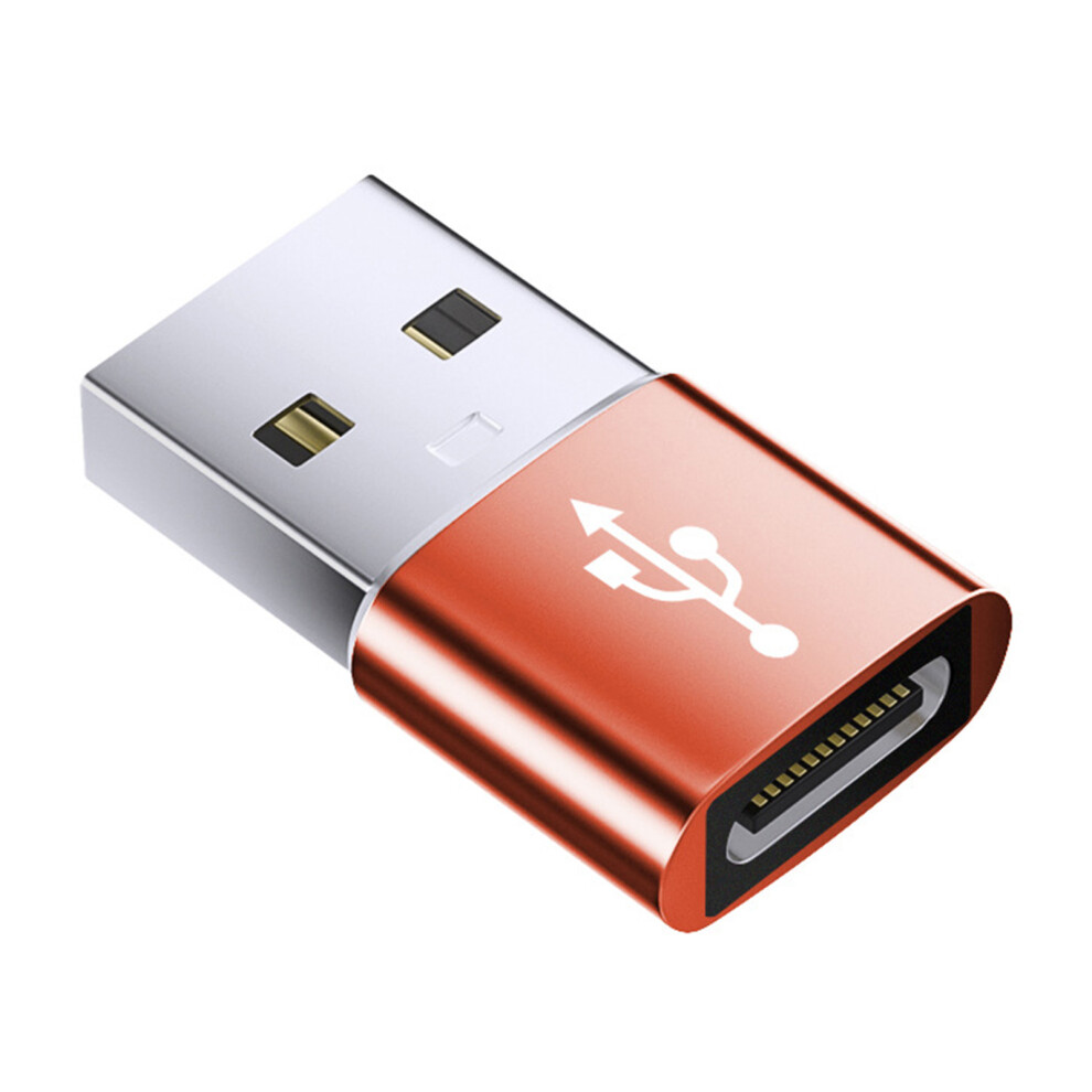 Aluminum Alloy Type C To Usb Adapter Usb C Female To Usb Male Adapter For Efficient Data Transfer And Charging Red 7751660201872