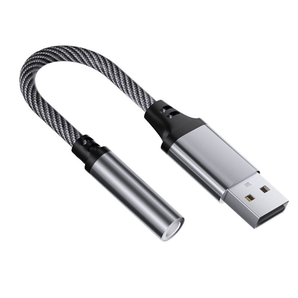 Usb To 3.5Mm Auditory Adapter External Sound Card For Headphones And Microphones For Pc Laptop Widely Used 7751660204989