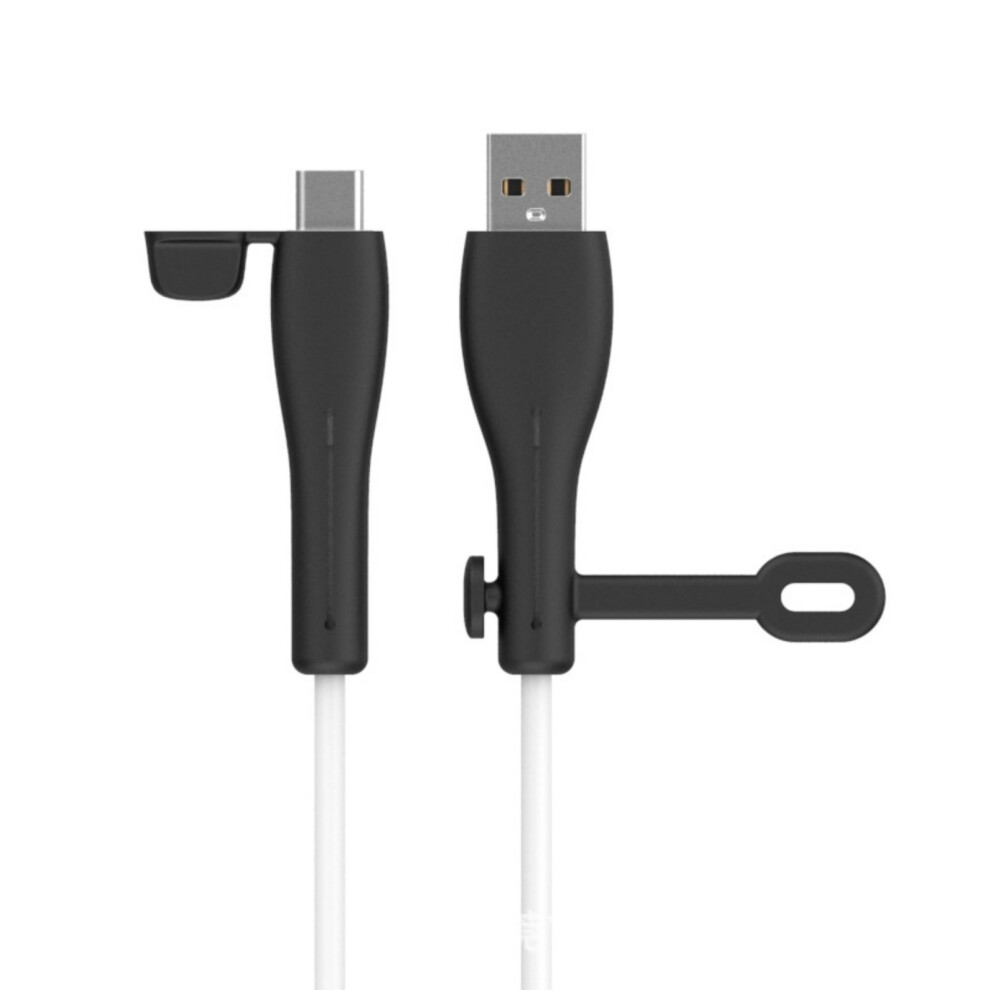 Charging Cable Saver Silicone Flexible Cord Protectors Cable Mouse Cable Wire Protectors Protective Case Accessories Black Line 7751660200219