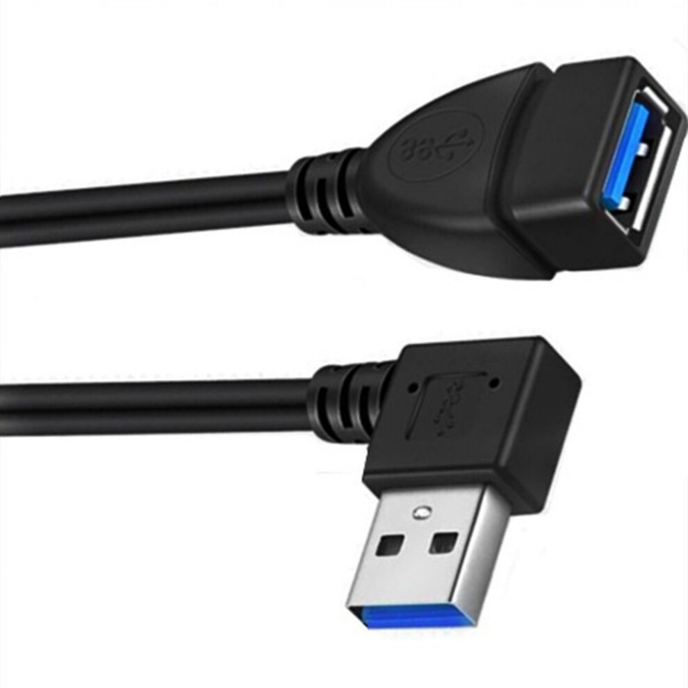 Usb3.0 Male To Female Extension Cable 90Degree Angles Usb3 Cable Usb Extender Cord For Fast Data Transfer &Space Saving Bend To The Left 7751660201377