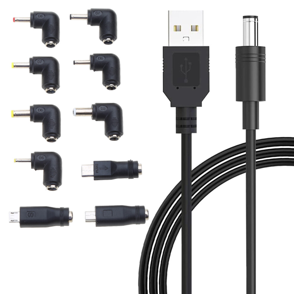 Usb To Dc5v Converter Adapter Cable 10 Adapters Usb To Dc5v Charging Cable For Wifi Router Fan 7751660203029