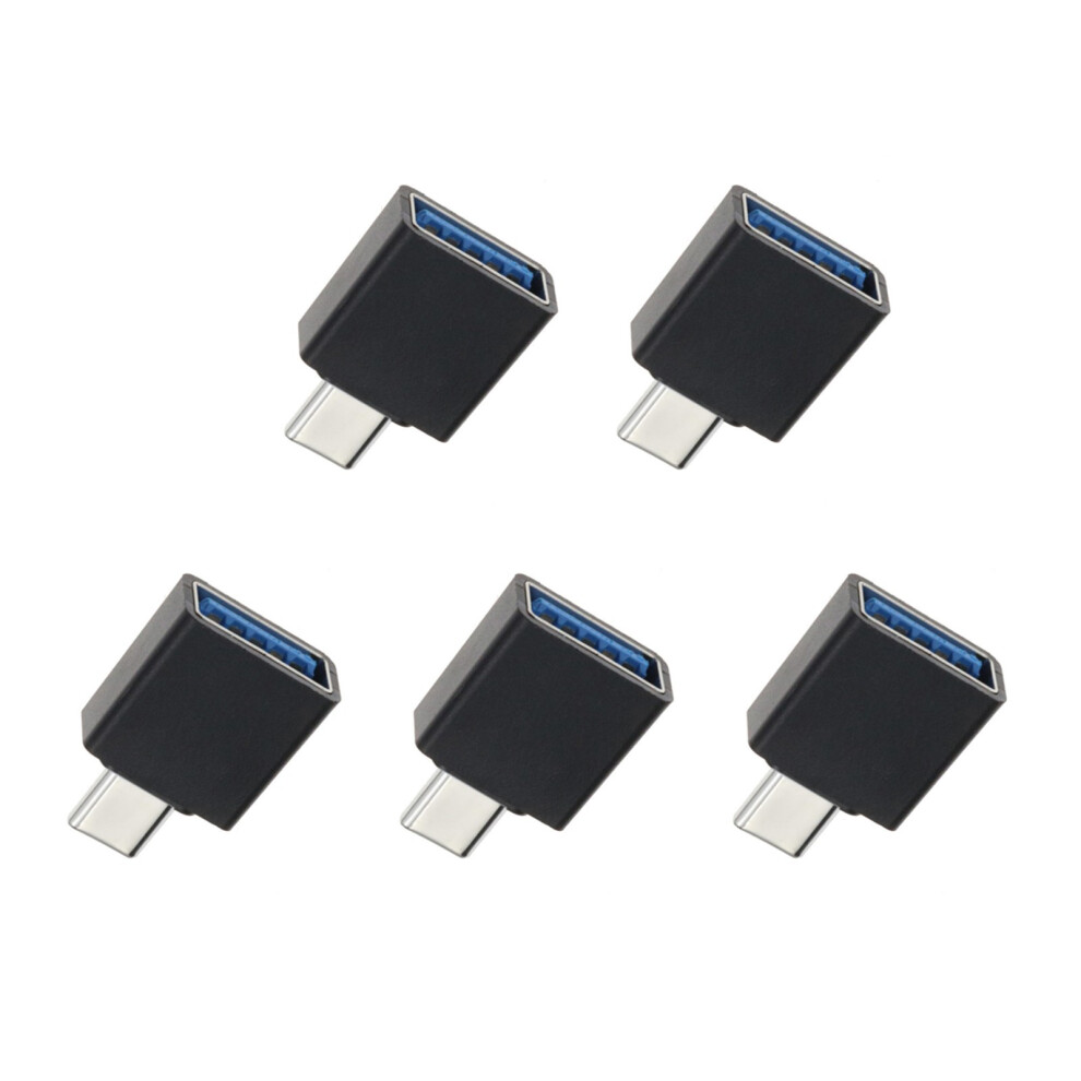 Usb C To Usb Adapter Usb Type C Converters For Fast Data Transfer And Charging Compatible For Smartphones Tablets Type C Black 7751660201667