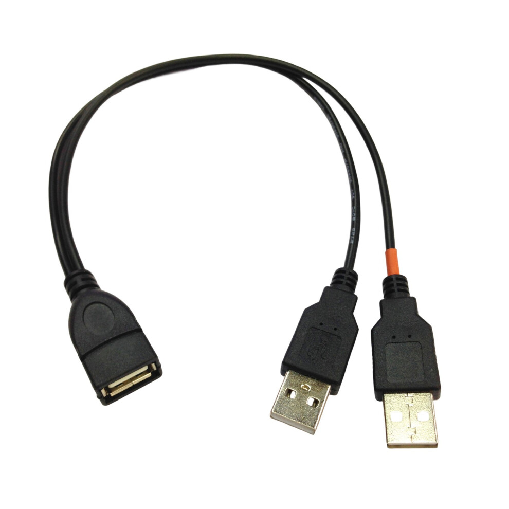 Usb A Splitter Usb2.0 2Male To Female Y Splitter Usb Extension Cable For Double Device Charging And Data Transfer 7751660204699