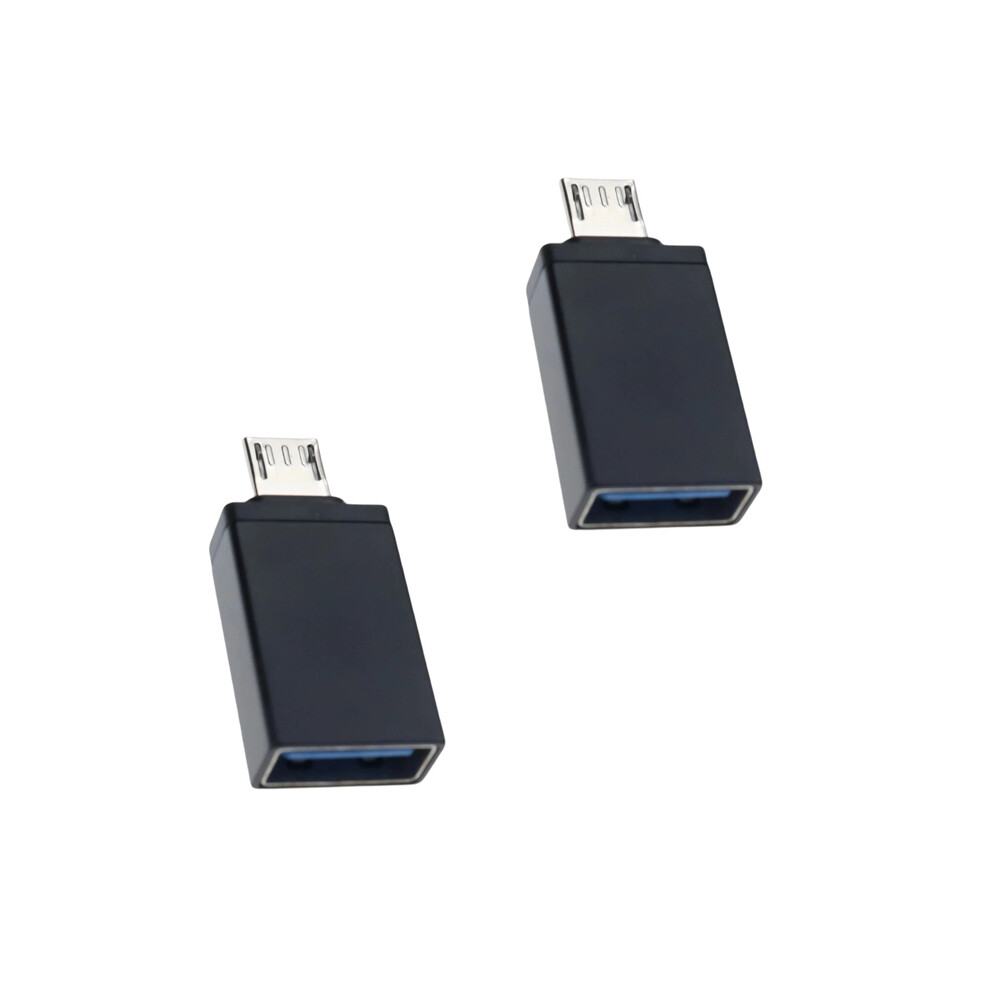 Pack Of 2 Usb C To Usb3.0 Adapter Usb C Male To Usb3.0 Female Adapter Type C Female To A Male Converters Data Syncing Black 7751660201599