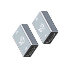 Pack Of 2 HDTV2.1 2.1 Female to Female Coupler Adapter Supports 8K@60Hz / 4K@120Hz for Enhanceds Sound Visual 4K