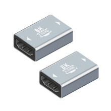 Pack Of 2 HDTV2.1 2.1 Female to Female Coupler Adapter Supports 8K@60Hz / 4K@120Hz for Enhanceds Sound Visual 8K