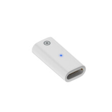 Type C/8Pin Male to 8Pin Female Adapter with LED Indicators for Pencil Charging and Connection female