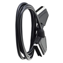 SCART Male to SCART Male 21Pin Data Link Cable Scart Cable Scart Cord For Video Converters Gaming Console Accessories 1.5m