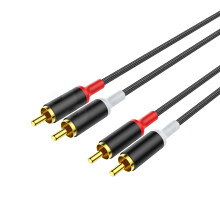 3.5mm 1 To 2  Cable Gold-Plated Amplifier Splitter Extension Cord Fit for Home Theater CD-DVD  Amplifier Soundbox