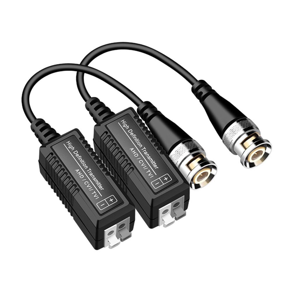 1Pair Ahds// Twisted Bnc Cctv Video Balun Passive Transceivers Balun Bnc Cat5 Cctv Video Balun 7732510008728