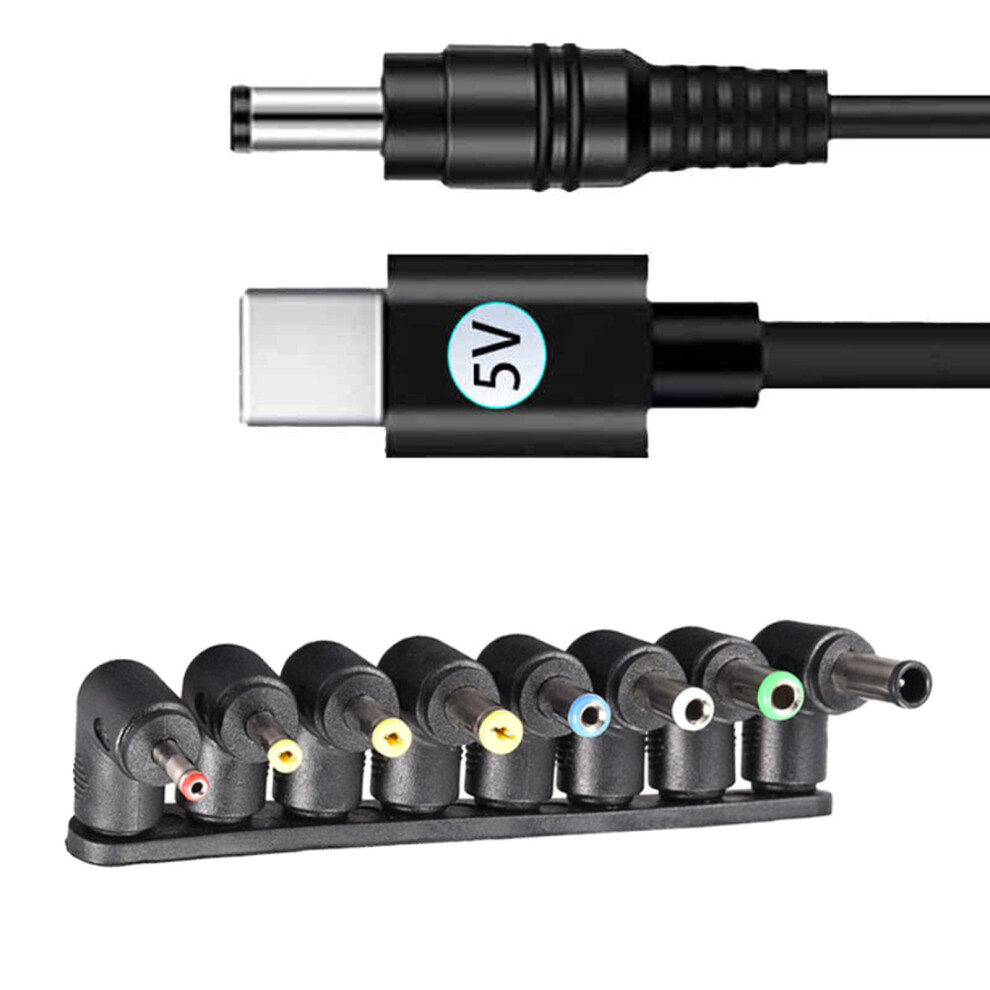 Dc5521 Power Supply Adapter 8 Adapters For Cameras Routers Laptops And Notebook With 5.5X2.1mm Barreled Plug 7732510008766