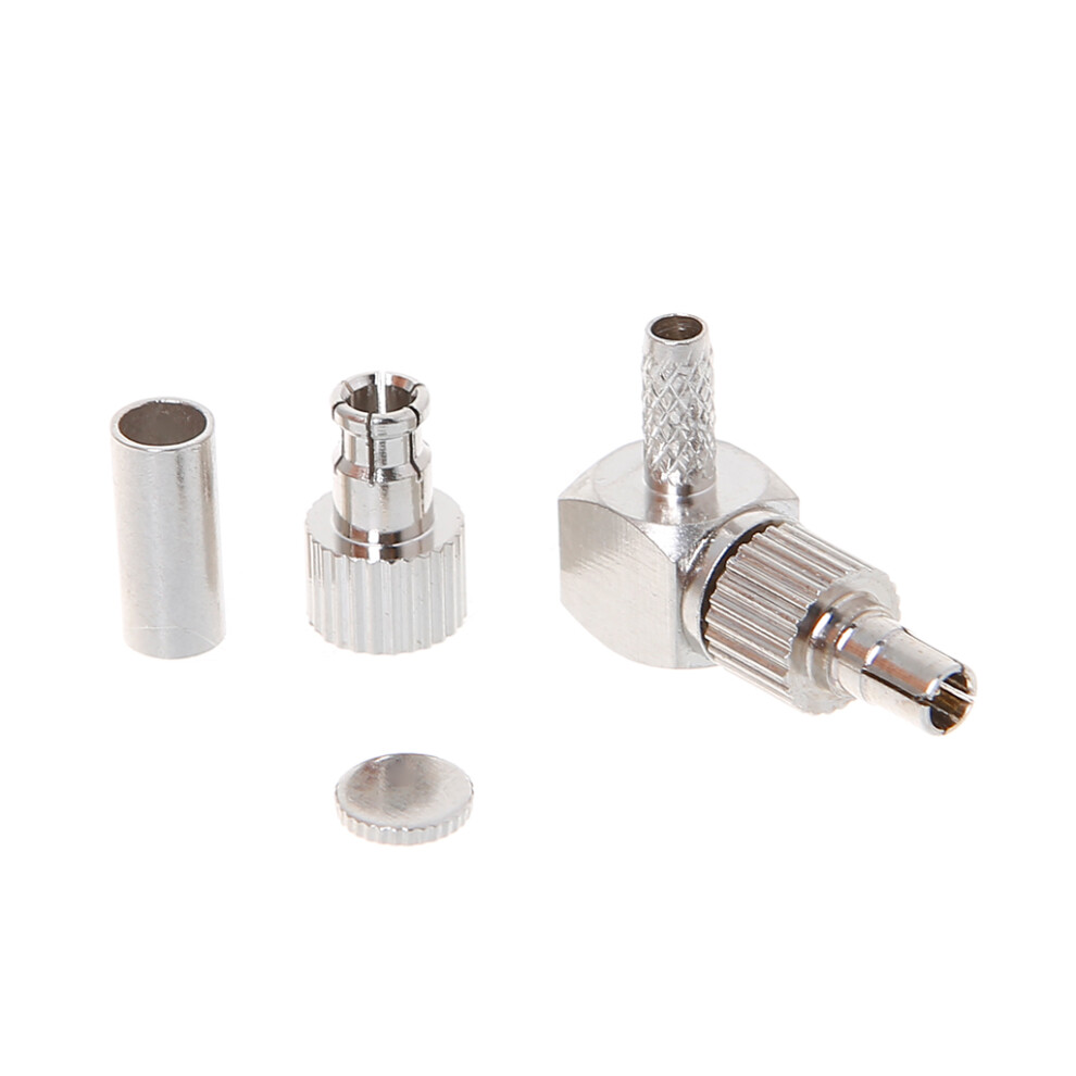 2 In 1 Ts9/Crc9 Male Right Connector Coaxial Adapter For Rg174/178/316 7732510009749