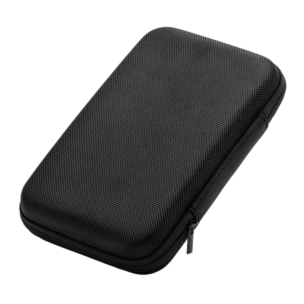 Earbud Carrying Case Rectangles Shape Small Hard Case, Meshinner Pocket,Zippers Storage Bag For Earphone Data Cord 7732510007295