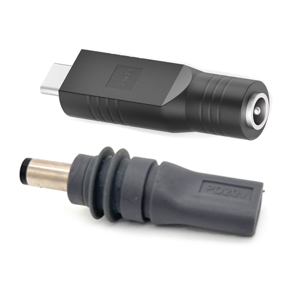 Powerful Pd20v Adapter Dc5521 To Usb C 100W Fast Charging For Laptops And Tablets Power Adapters Set 7732510008759
