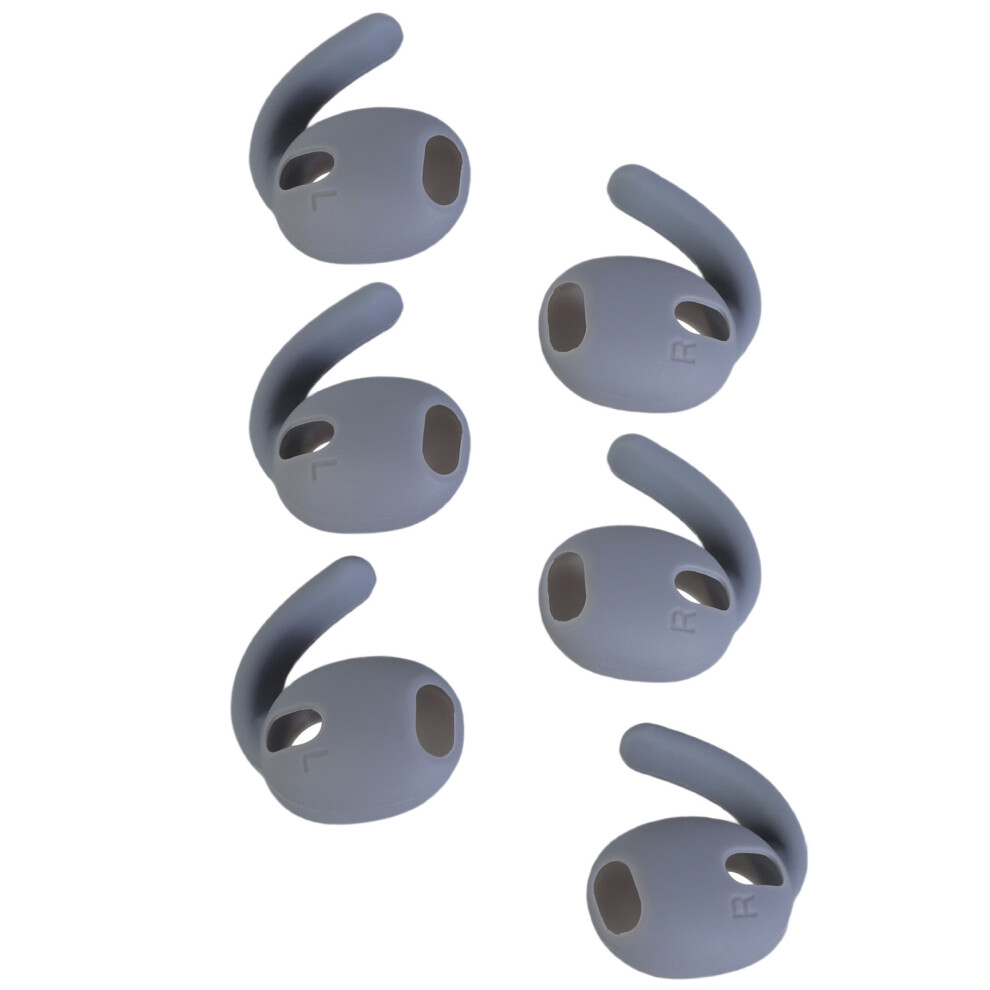 3 Pairs Silicone Ear Hooks Tips For Buds Wireless Earbuds Comfortable Fit Wide Compatibility 7732510007769