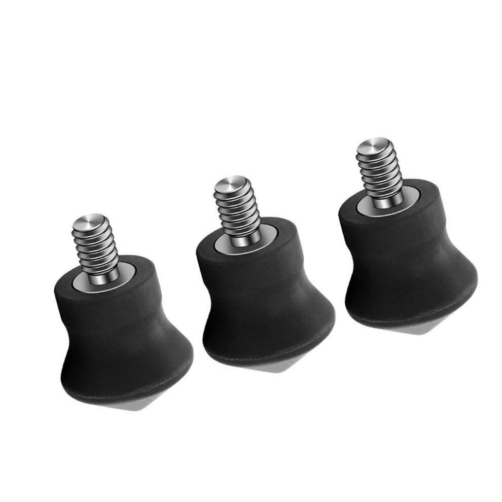 3Pcs Slip Resistant Rubber Feet Legs 1/4 Svrew For Tripod And Monopod Stability On Uneven Grounds 7732510015276