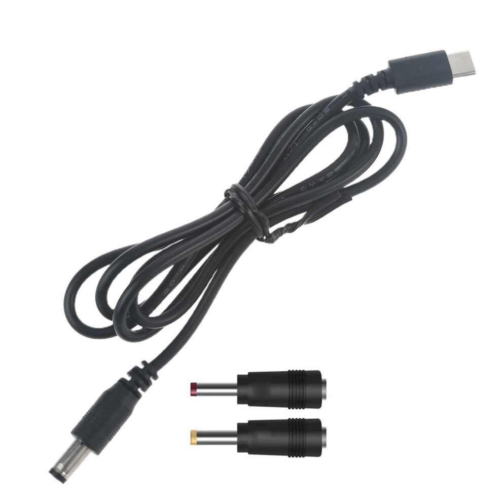 To Dc5521 Cable Cord, Male To Male Power Supply Adapter Wire With 3.5X1.35mm 4.0X1.7mm Adapter For Routers 7732510010493