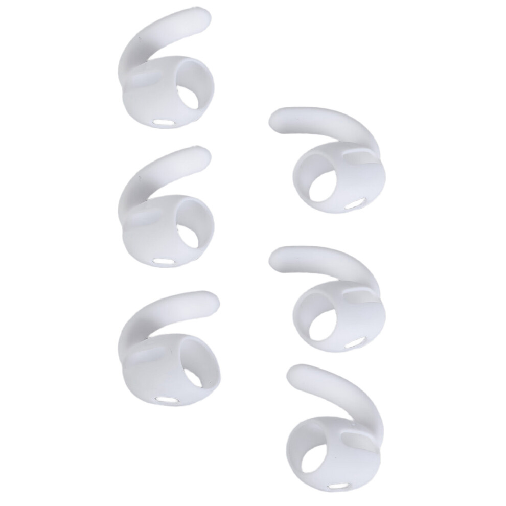 3Set Silicone Ear Hooks Earplugs Ear Caps For Earphones Earbuds For All Day Comfort For Both Genders 7732510007752
