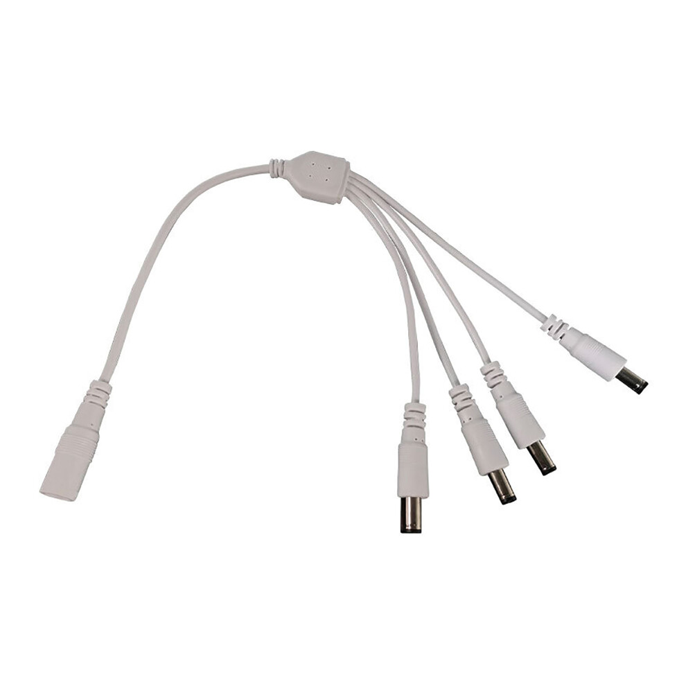5.5Mmx2.1mm Y Splitter Cable Dc5.5x2.1mm Cctv Supply Splitter Cable 1 To 2Way,1 To 4Way Splitter Power Cord 7732510011438