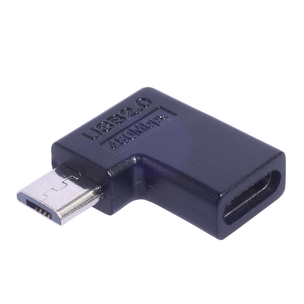 Angled Usb To Usbc Typec Adapter,90 Degree Usb To Typec Converter Connectors 7732510011544