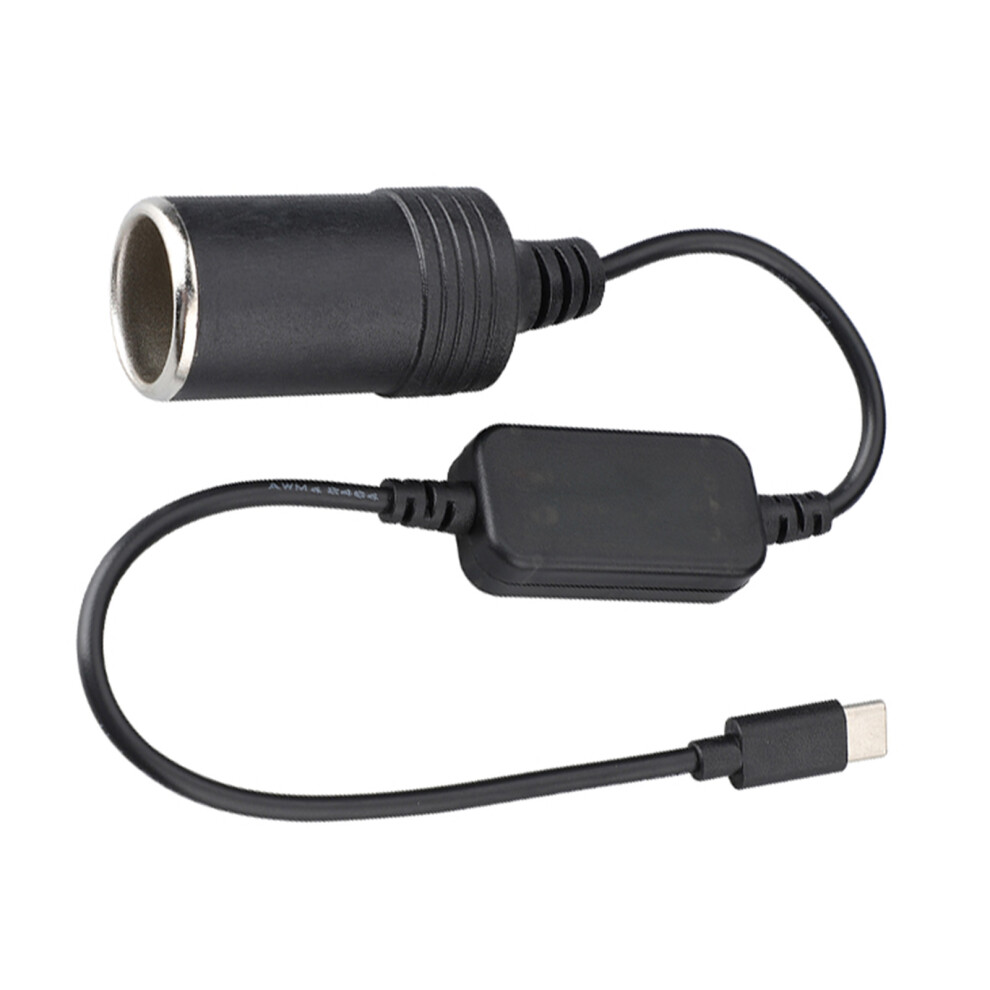 Usb C To 12V Car Cigarettes Lighters Socket Converters Cable For Vehicle Electronics Gadgets Car Navigation Recorders 7732510011674