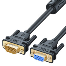 VGA Cable VGA Male To Female Extension Cable With Double Ferrite Cores High Clear 1080P For Computers Projectors