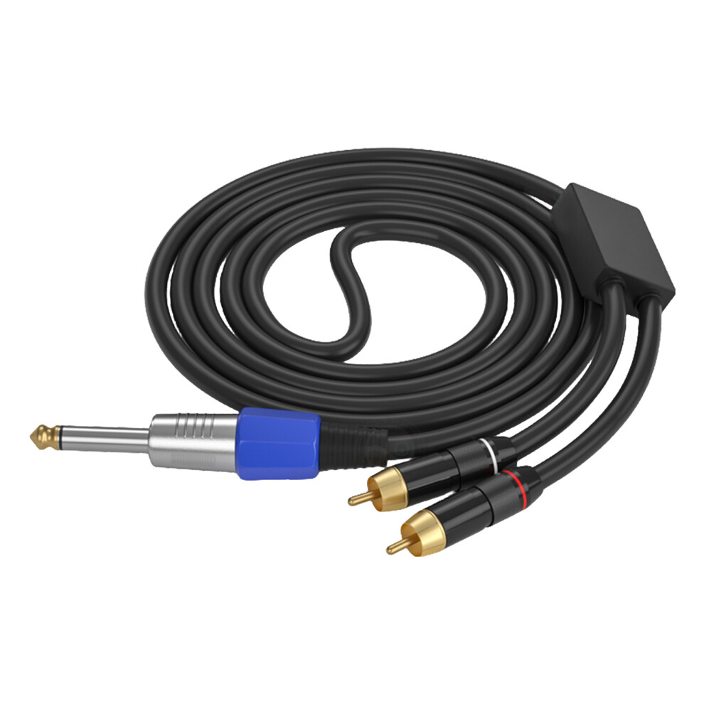 50cm-10m Long 6.35mm Male to Male Cable 1 to 2 Y Splitter Cord for Amplifiers and Mixing Consoles-image-OPC-PHRH7N5-NEW