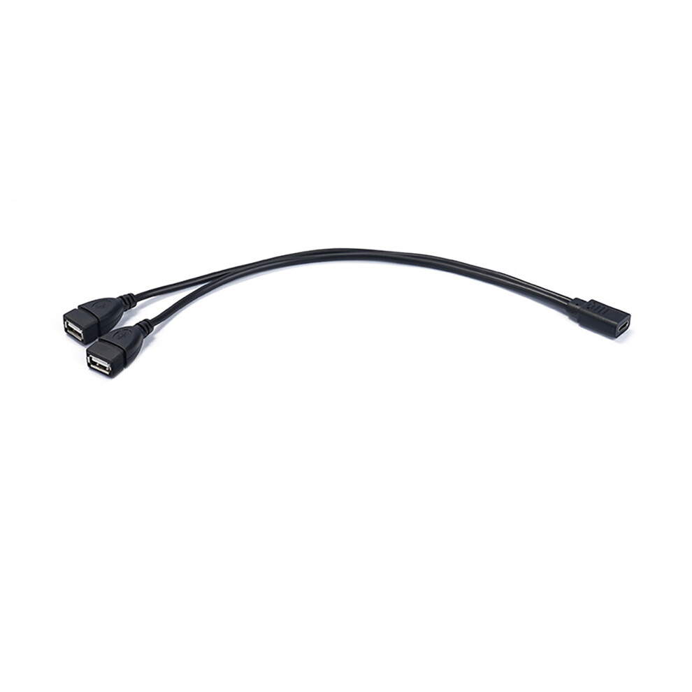 Type C Male/Female To Double Usb Female Charging Cable 5V 3A For Smartphones Tablets And More 30Cm Length 7732510012459