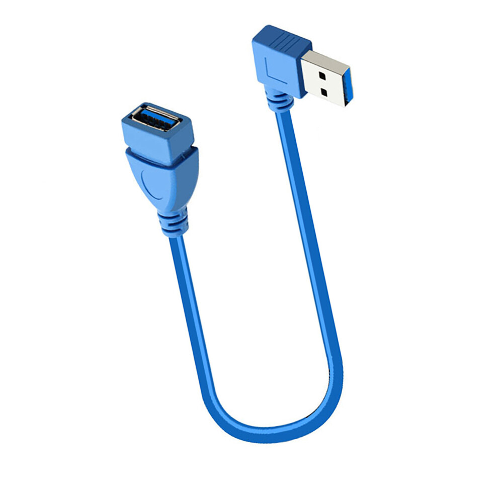 Right Left Angled Usb3.0 Extension Cable,90 Degree Usb3.0 A Male To Female Super Fast 5Gbps Data Cord For Laptop Tvs 7732510012794
