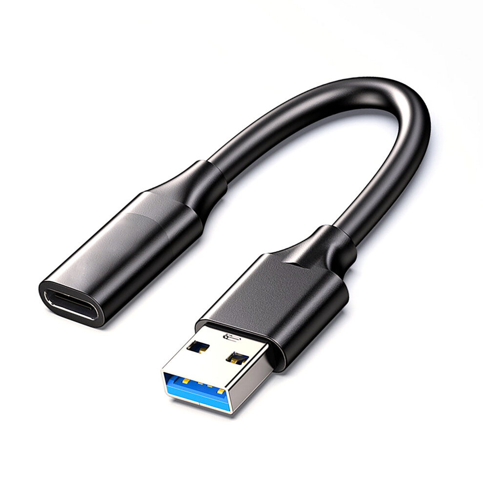 Usb 3.2 Male To Type C Female Adapter Cable Supports 10Gbps Data Transfer And Charging For Pc Laptop Charging Cord 7732510012718
