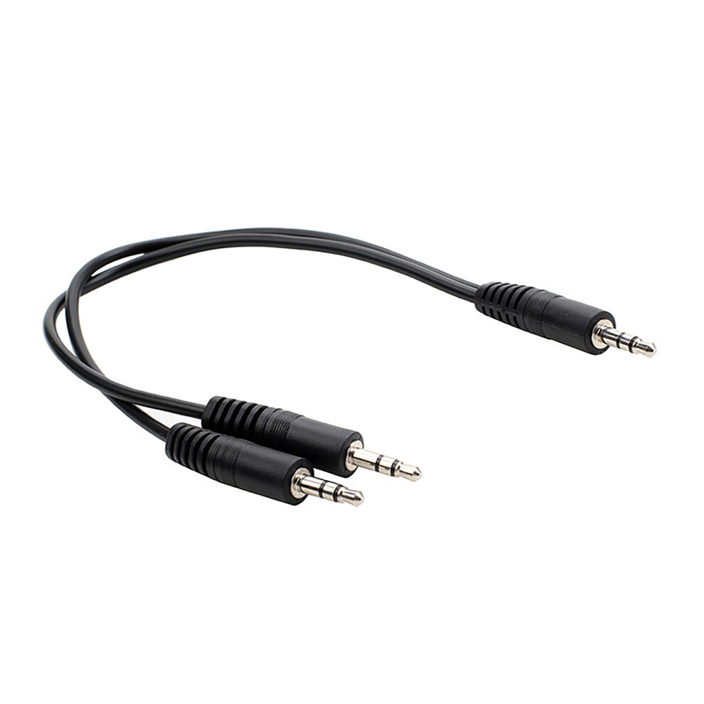 Headsets Microphone Splitter Cable For Pc 3.5Mm Headphones Sound Adapter Converter 3.5Mm Male To Double 3.5Mm Male 7732510012800