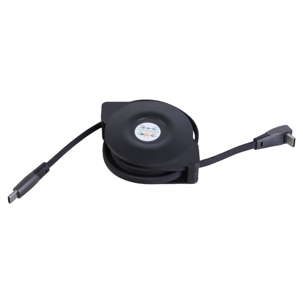 Retractable Type C Pd65w Charging Cable With 90 Degree Elbow Usb C Data Cord For Phones Tablets Laptops And More 7732510012879