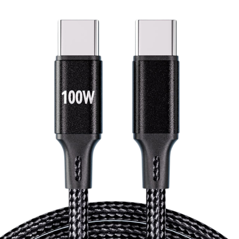 100W Fast Charging Usb C Cable Type C To Type C 1M Nylon Braided Durability Charging Cord For Power Adapters 7732510013371