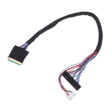 40Pin Two Channel 6 Bit Interfaces LED LCD LVDS Display Cable for Fast Refreshes Rate and Low Latency
