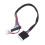 40Pin 6Bit LED LCD LVDS Screen Cable with Two Channel Support and Double 6 lines 25cm 5