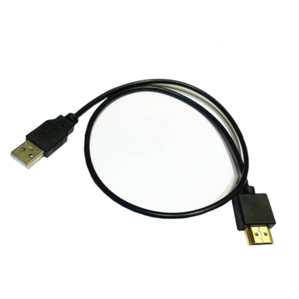 Usb 2.0 Male To Hdmicompatible Male Cable 0.5M Power Supply Cable For Desktop Use For Tvs, Monitors, Projectors 7732510014842