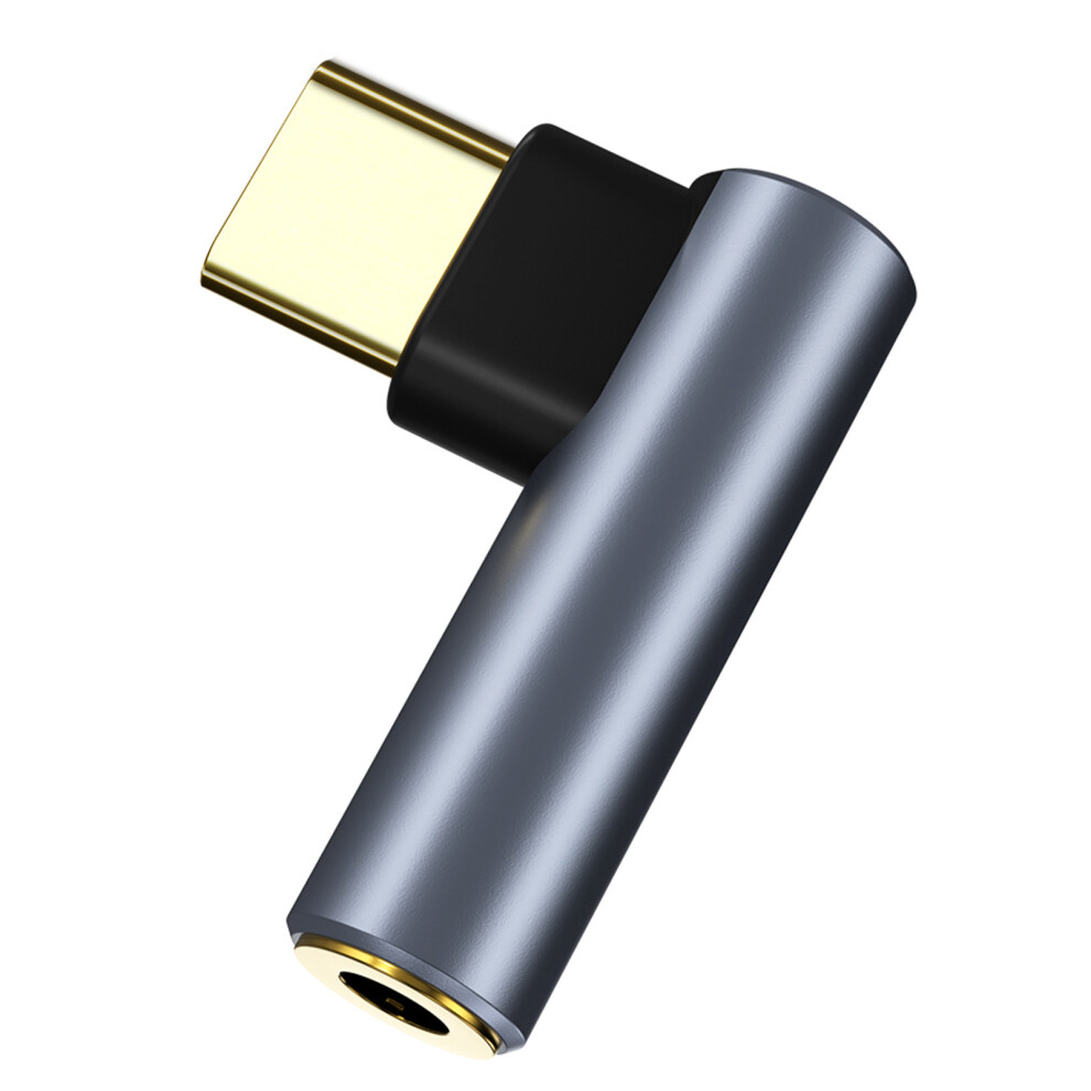 Type C To 3.5Mm Sound Adapter Right Angles Type C To 3.5Mm Headphone Plugs Dongle Aluminum Adapter For Smartphones Use 7732510014873