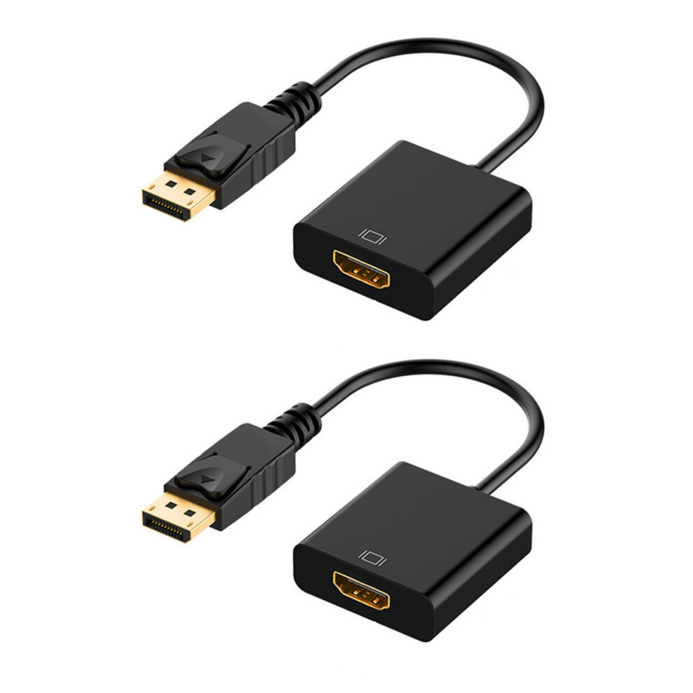 Displayport To Hdmis Adapter Displayport Male To Hdmis Female Converter For Sound Video Transmission 1080P Resolution 7732510014644