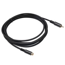 Music Extension Cable for Subwoofer, Male to Female Cable with Gold Plated Connectors for Analog 6meters