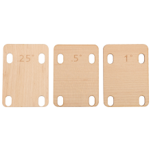 3 cuñas para mástil de guitarra, protección de cuñas de mástil de guitarra de madera de arce macizo